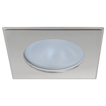 Quick Blake XP Downlight LED - 6W, IP66, Screw Mounted - Square Satin Bezel, Round Daylight Light (55657)